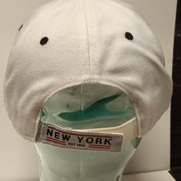 NY Black Yankees Legacy Cap Legacy 2 stripe BY white Men's Hat - Picture 3 of 8